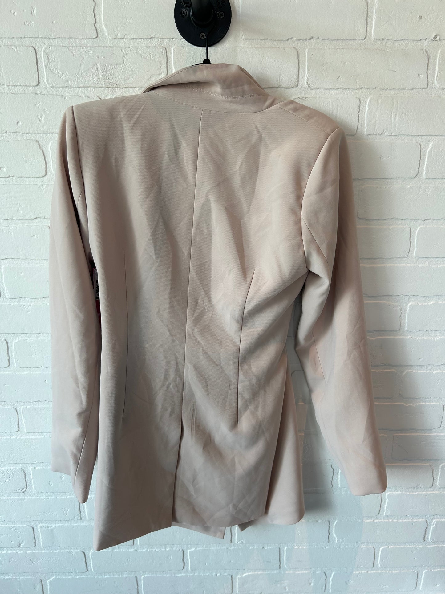 Blazer By Clothes Mentor In Tan, Size: M