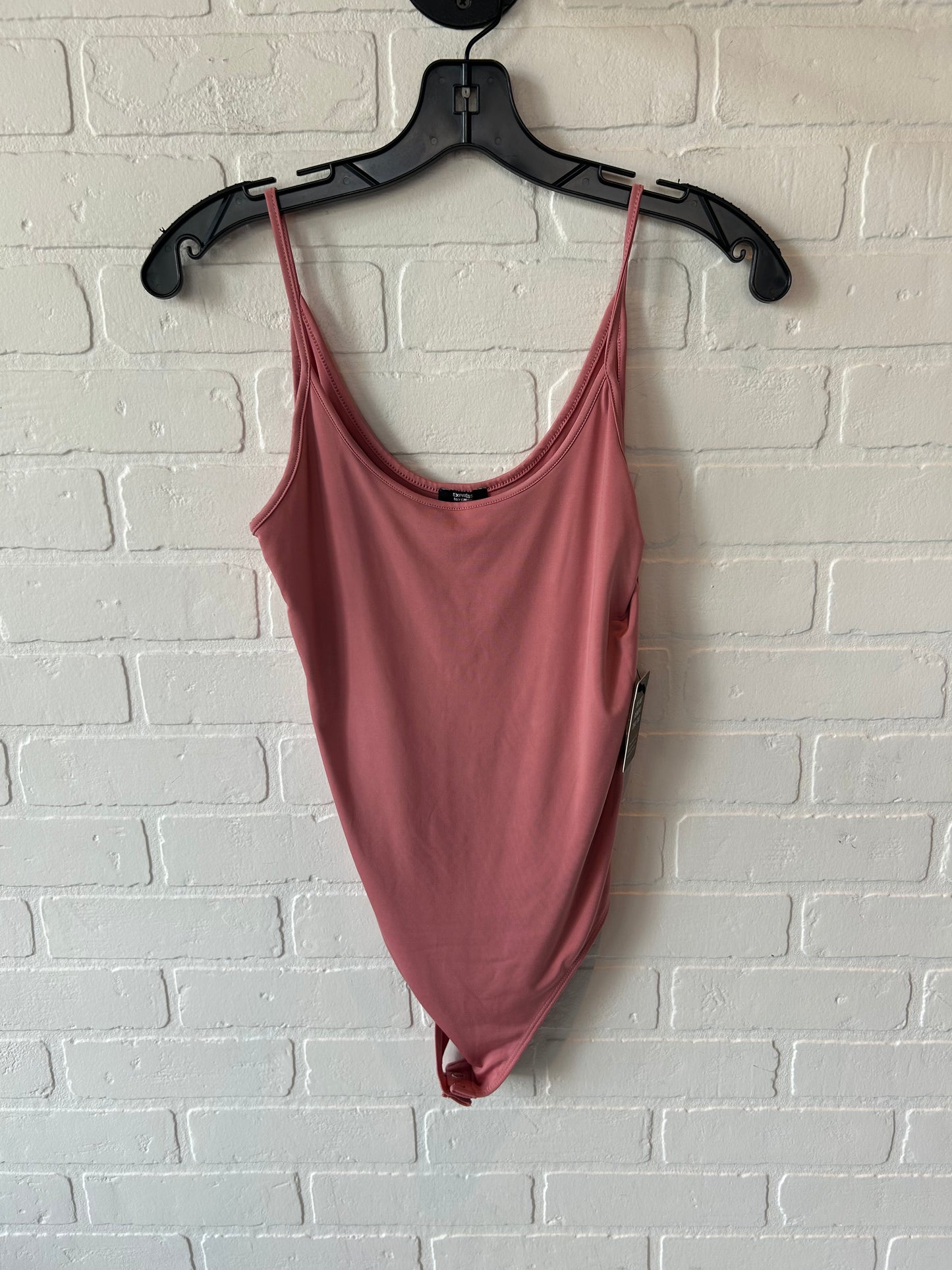 Bodysuit By Express In Pink, Size: Xs