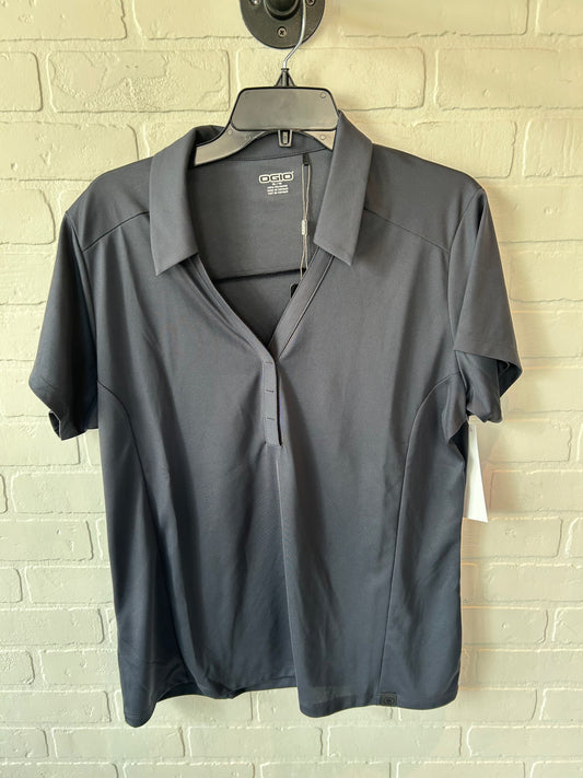 Athletic Top Short Sleeve By Clothes Mentor In Grey, Size: Xl