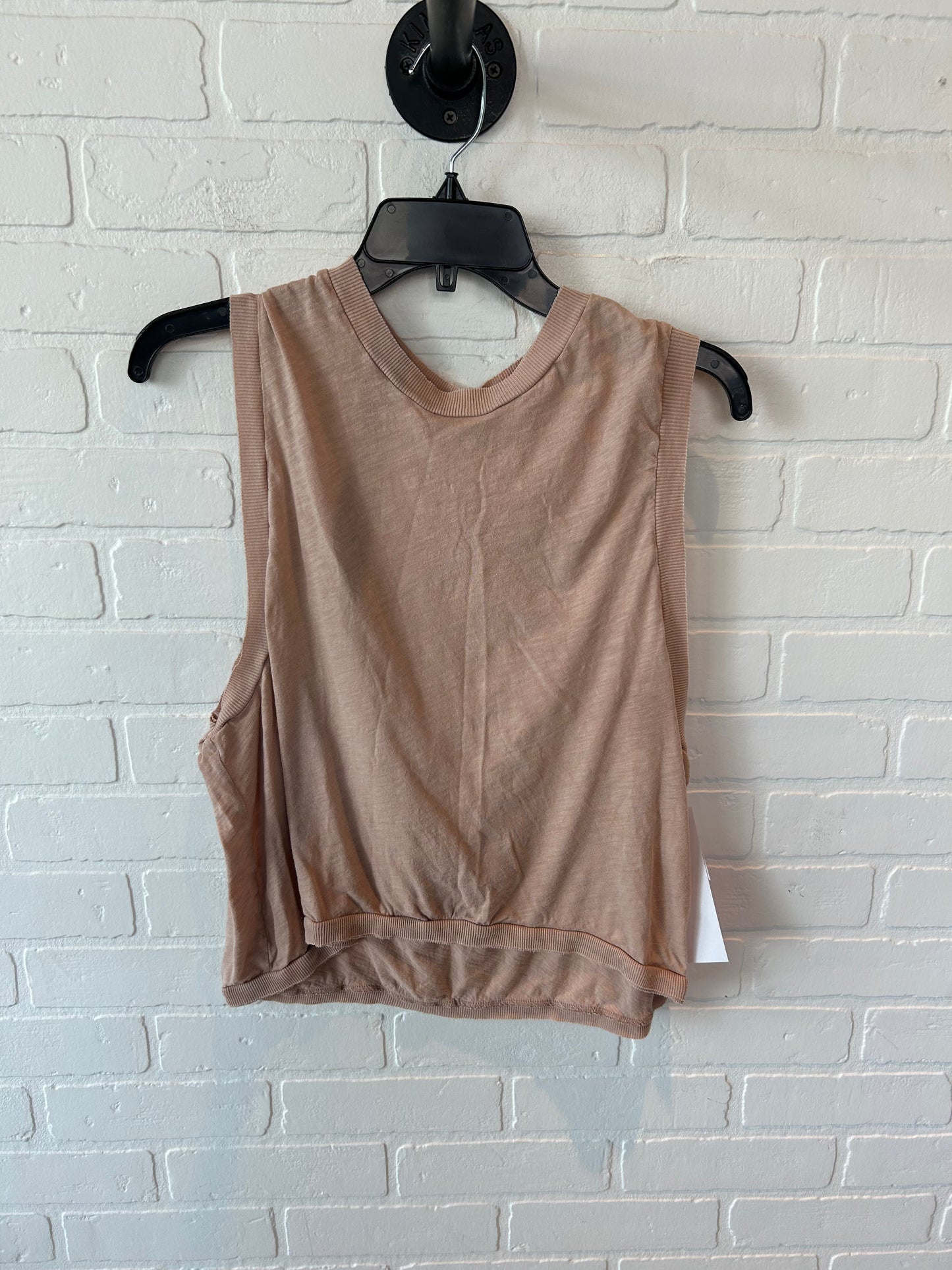 Athletic Tank Top By Free People In Tan, Size: M