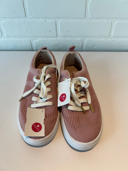 Shoes Sneakers By Nurture In Pink, Size: 6