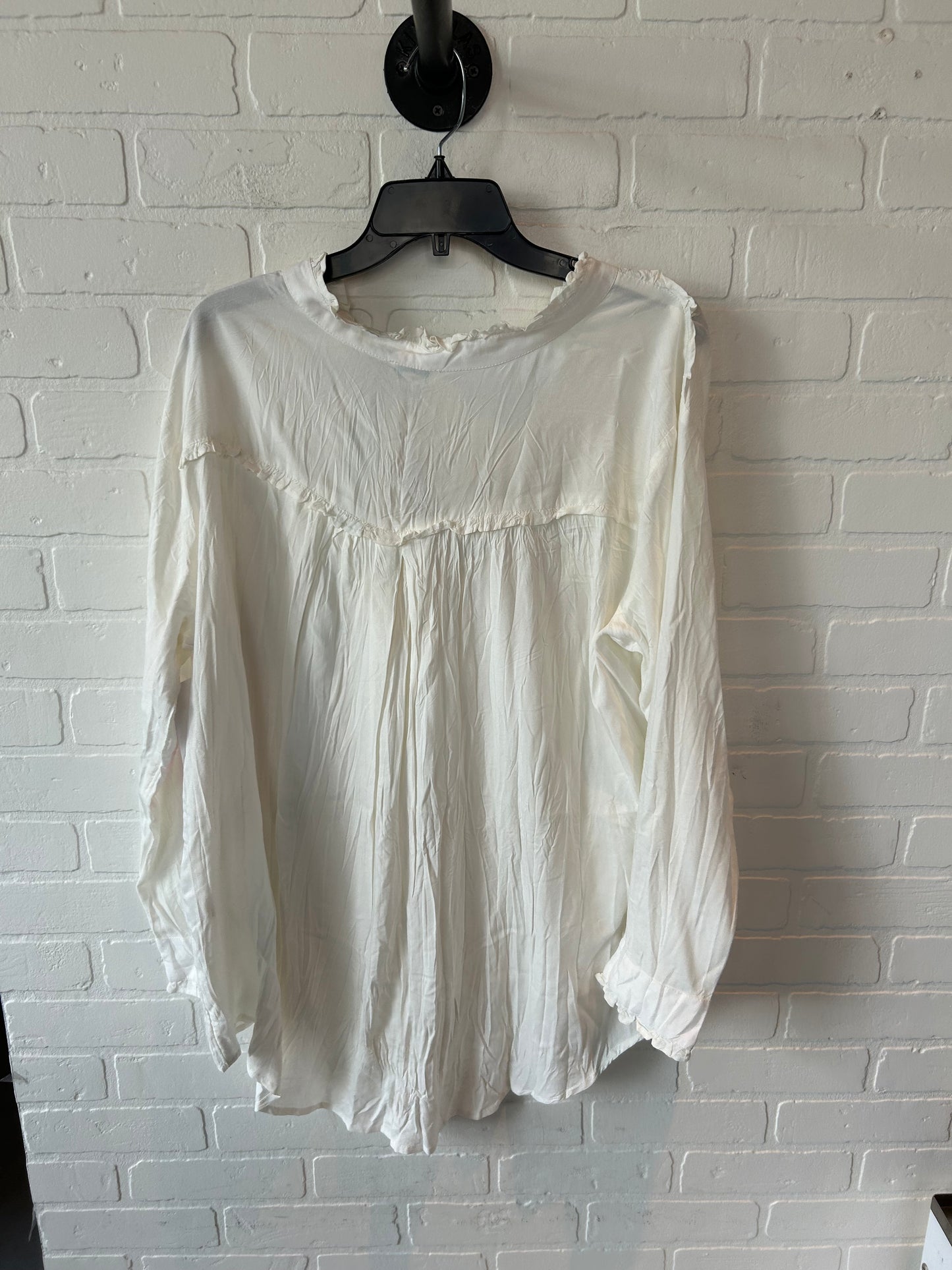 Top Long Sleeve By Sundance In Cream, Size: Xl