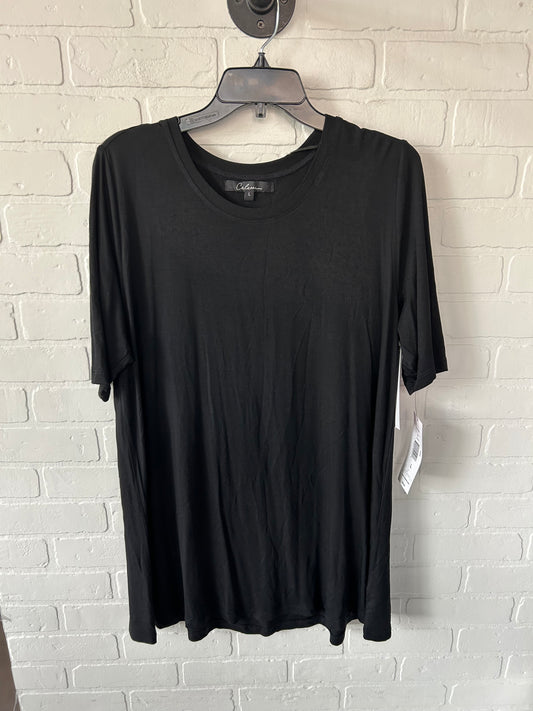 Top Long Sleeve By Calessa In Black, Size: L