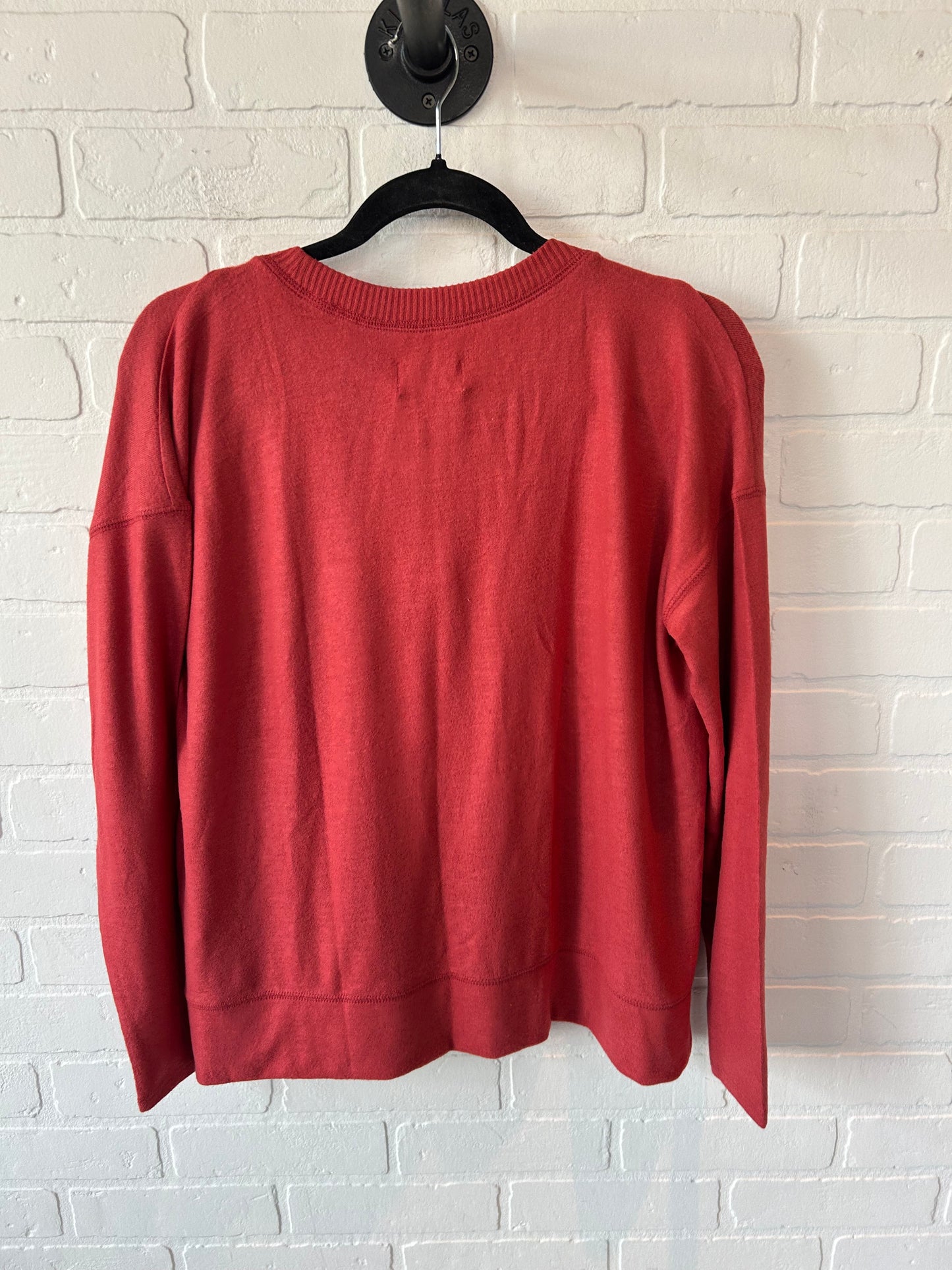 Top Long Sleeve By Lucky Brand In Red, Size: S