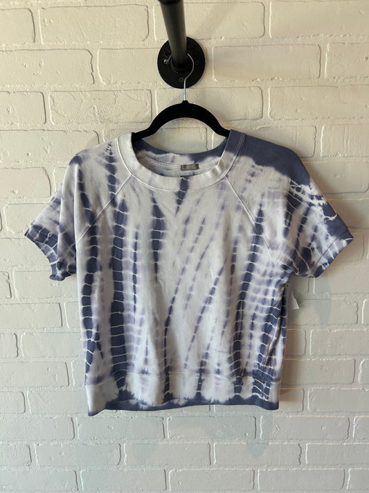 Top Short Sleeve By Gap In Purple & White, Size: S