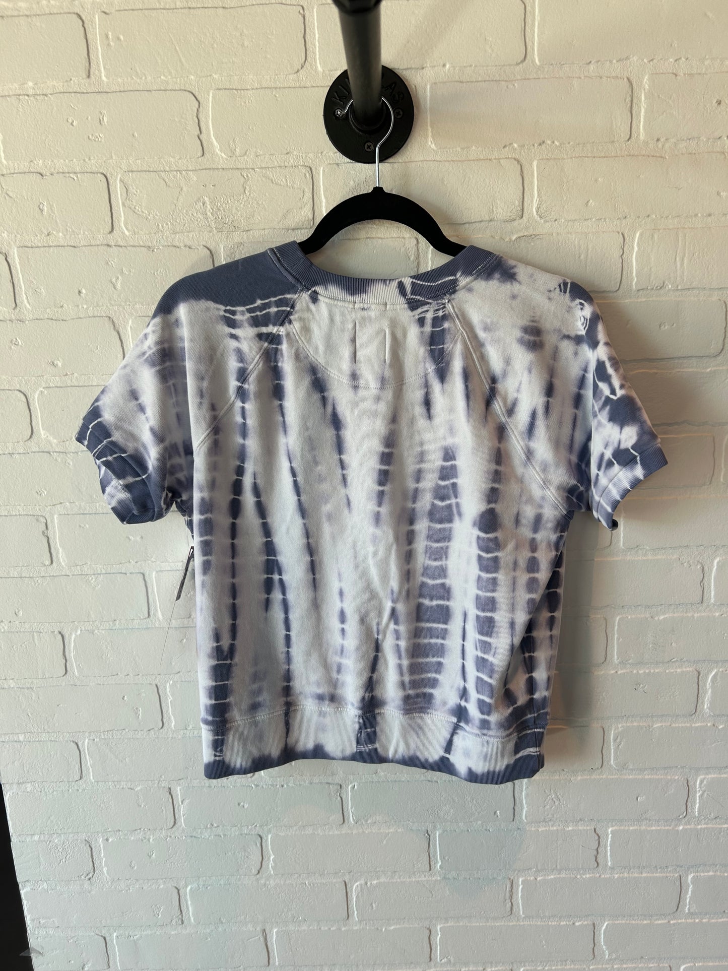 Top Short Sleeve By Gap In Purple & White, Size: S