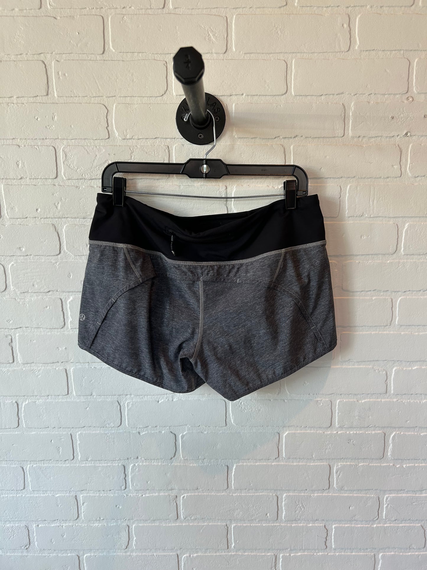 Athletic Shorts By Lululemon In Grey, Size: 8