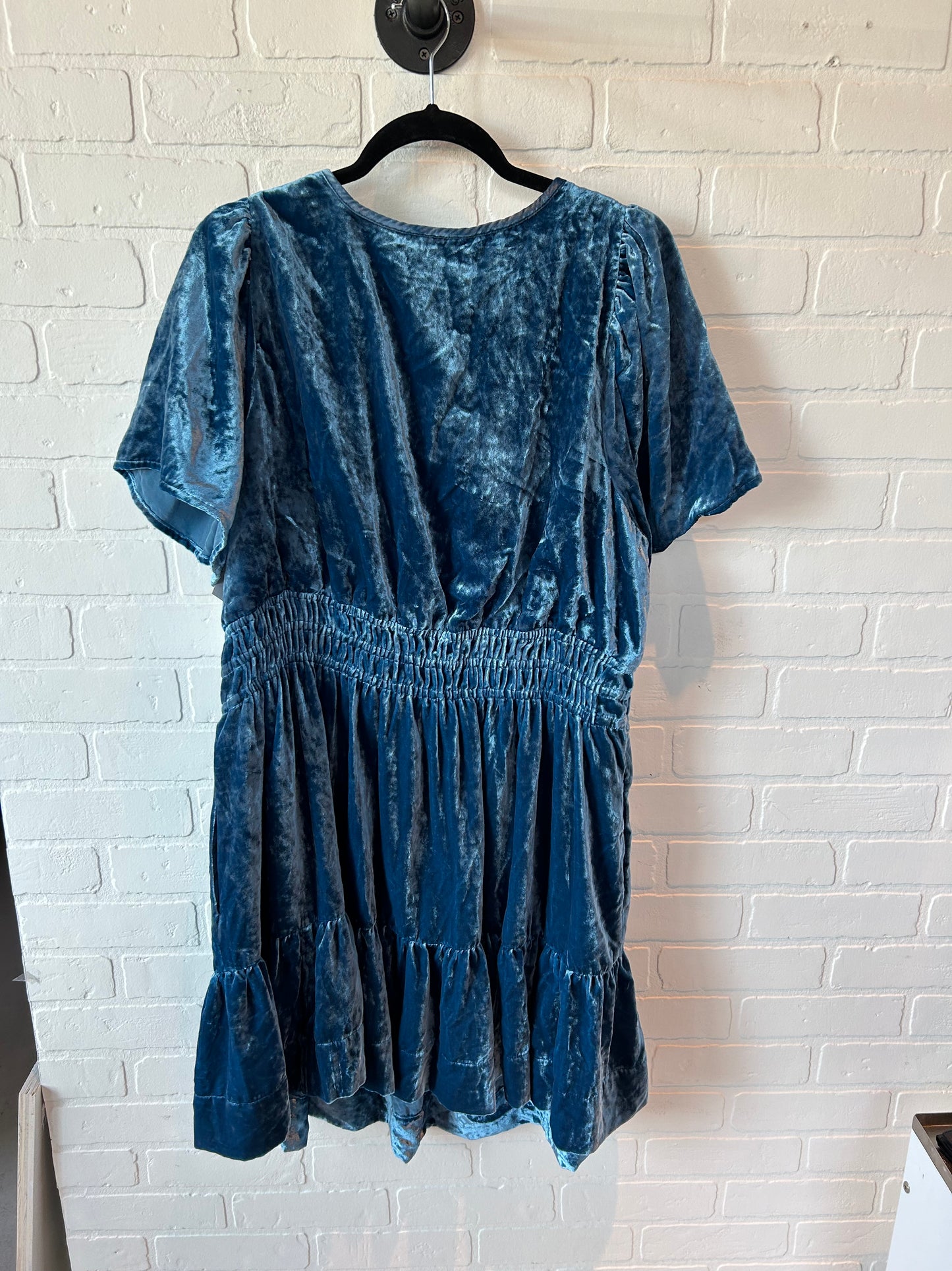 Dress Party Short By Anthropologie In Blue, Size: 2x