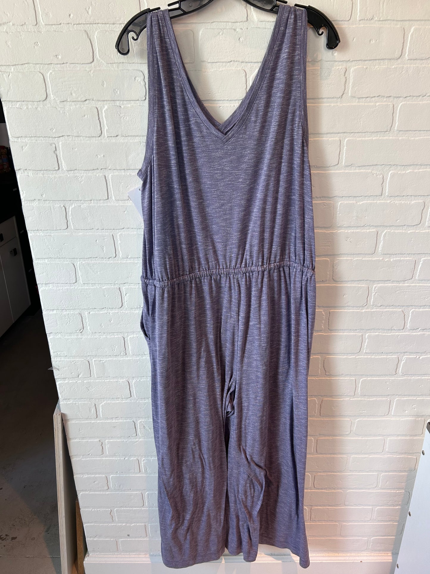 Jumpsuit By Tek Gear In Purple, Size: 1x