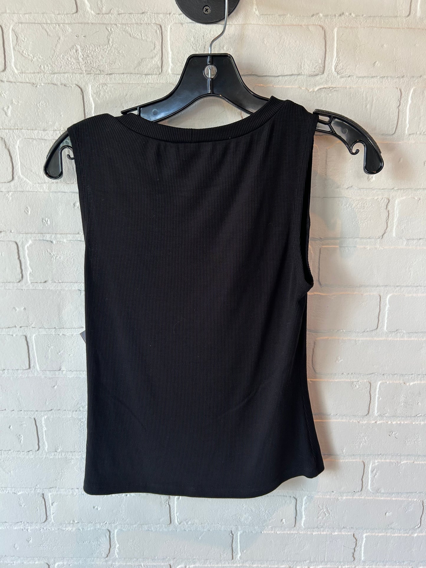 Top Sleeveless By Clothes Mentor In Black, Size: M