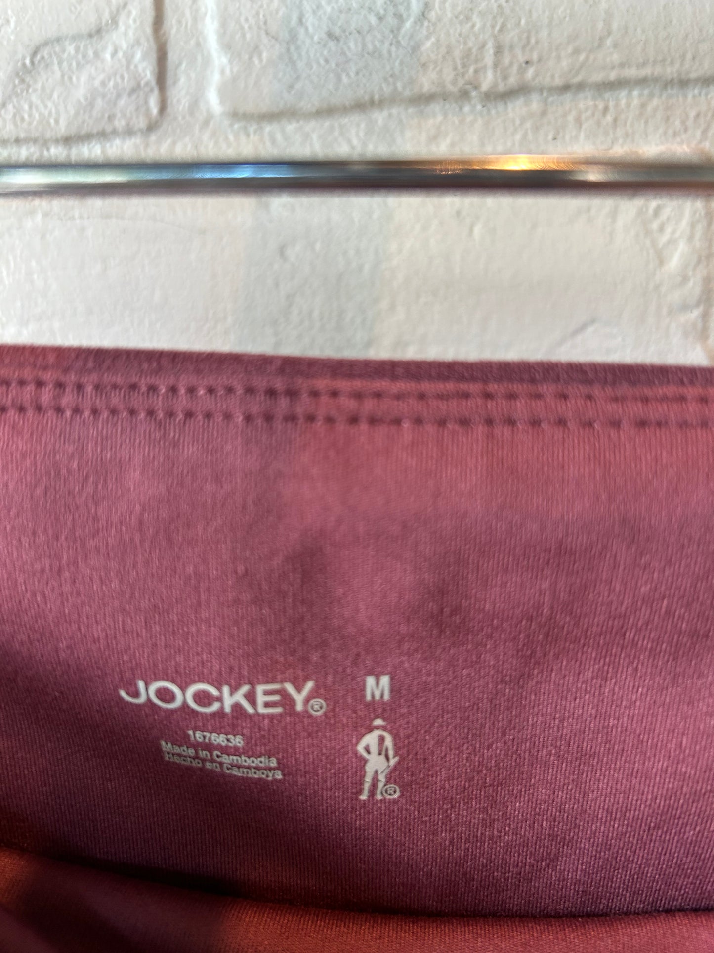 Athletic Pants By Jockey In Pink, Size: 8