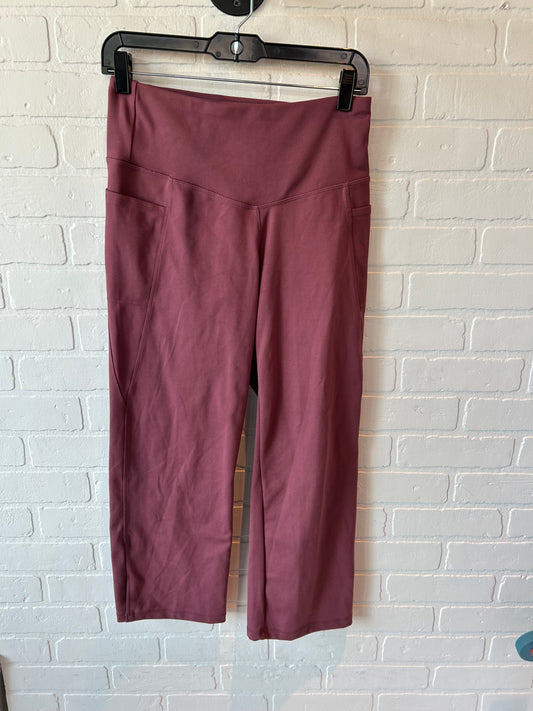 Athletic Pants By Jockey In Pink, Size: 8