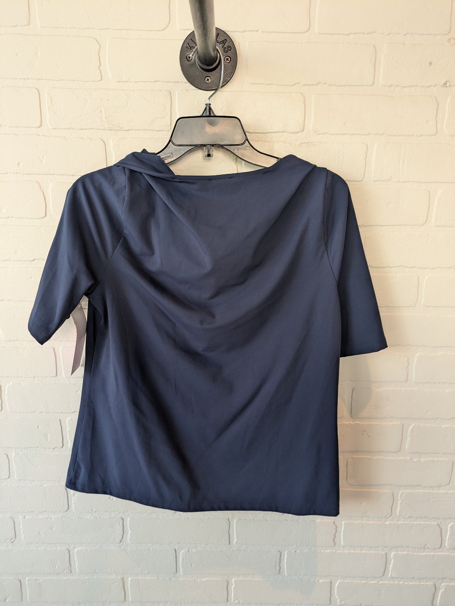 Top 3/4 Sleeve Basic By Ann Taylor In Blue, Size: L