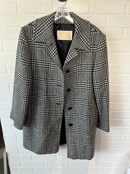 Coat Peacoat By Pendleton In Black & White, Size: L