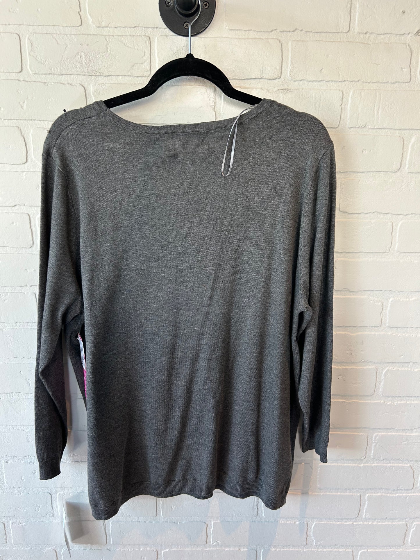 Sweater By Absolutely In Grey, Size: 2x