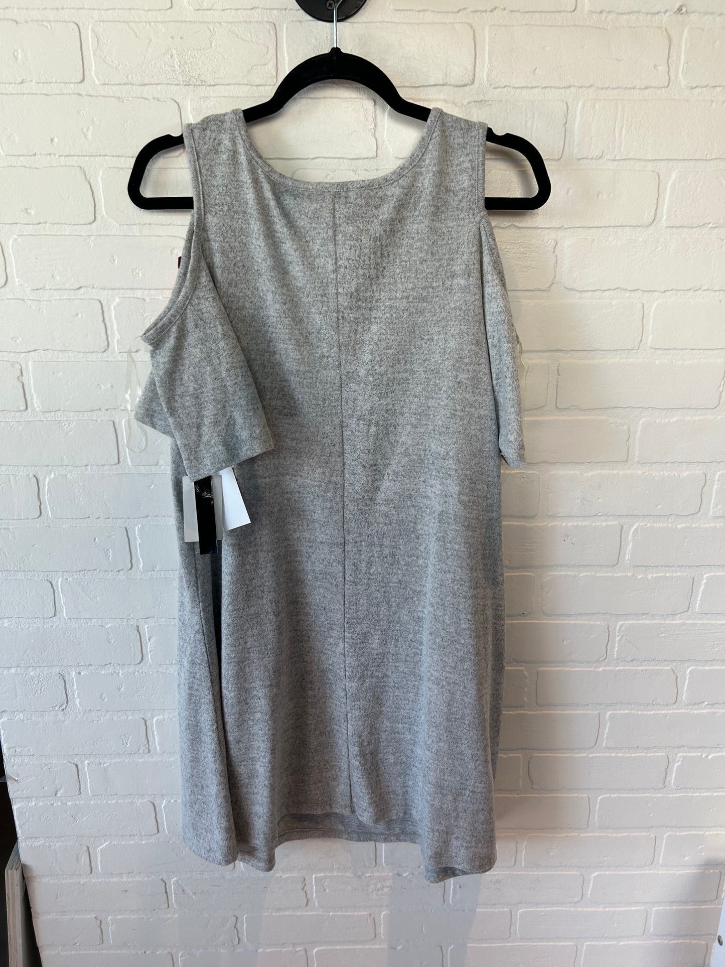 Dress Casual Short By Speechless In Grey & Pink, Size: 1x