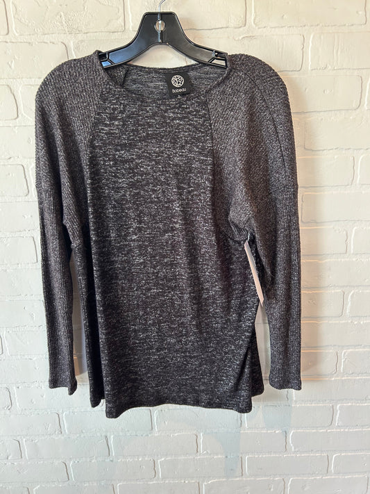 Top Long Sleeve By Bobeau In Black, Size: S