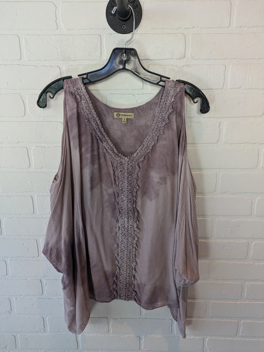 Top Long Sleeve By Democracy In Purple, Size: S