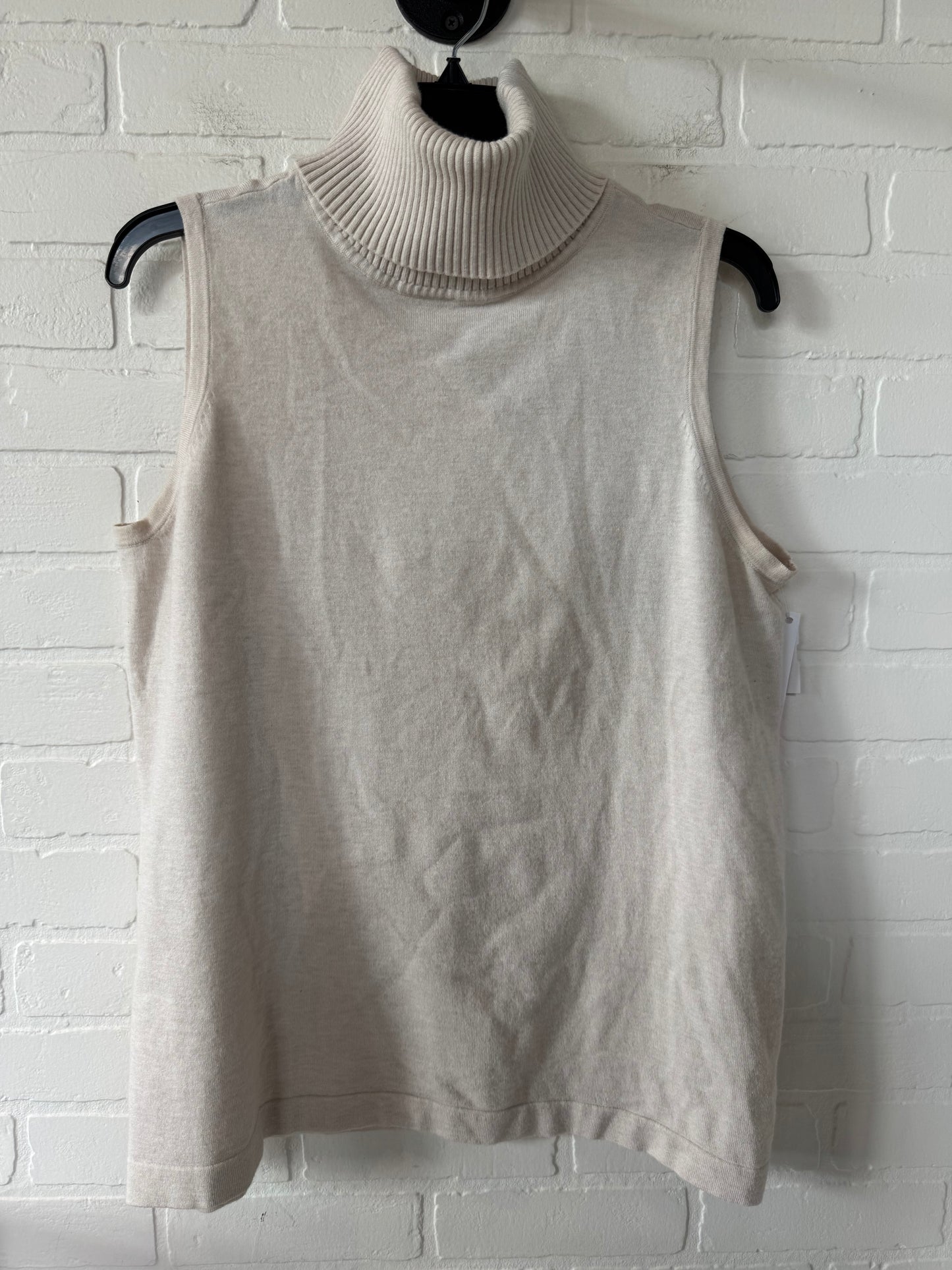 Vest Sweater By Clothes Mentor In Tan, Size: 1x