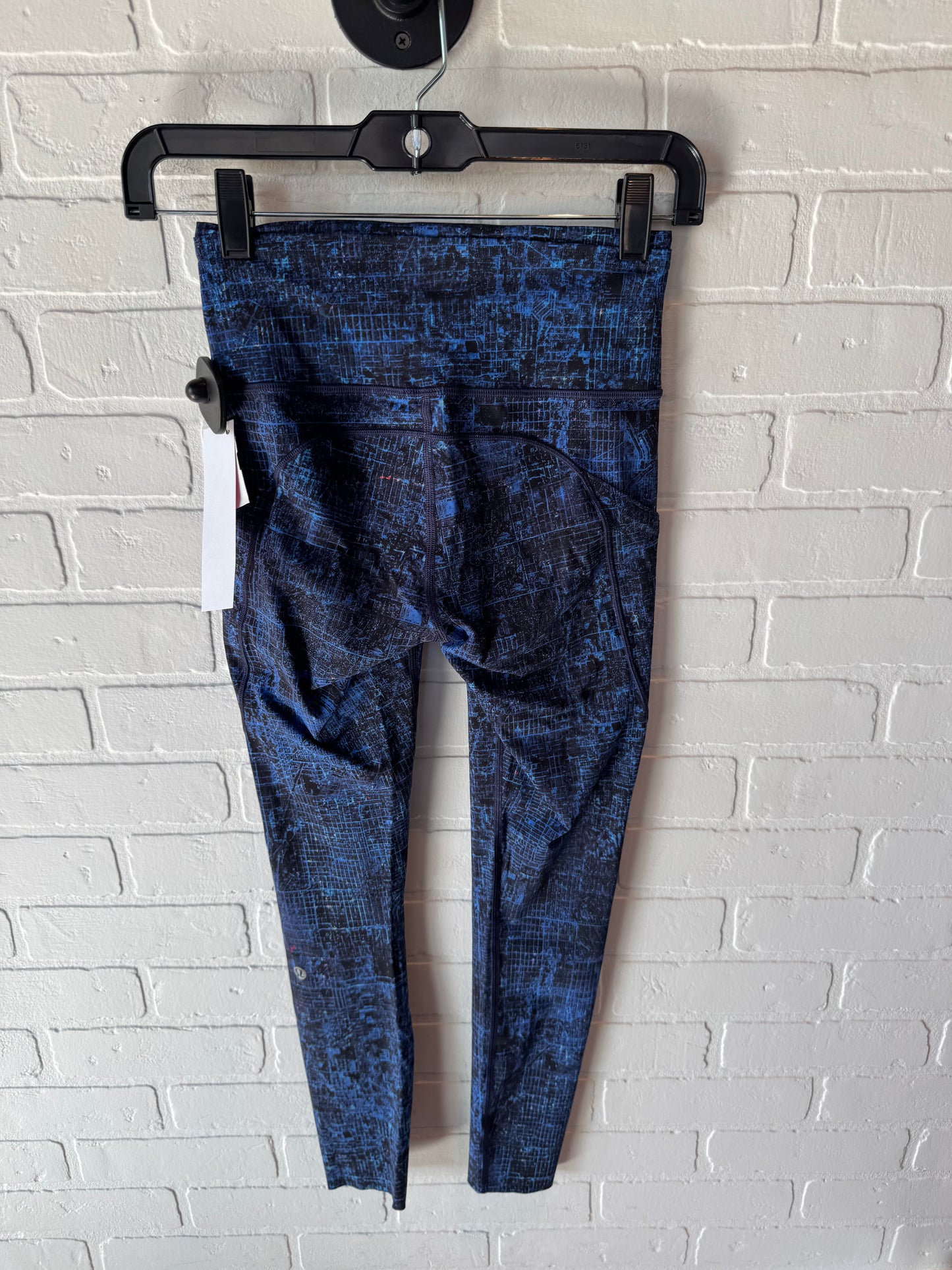 Athletic Leggings By Lululemon In Blue, Size: 4