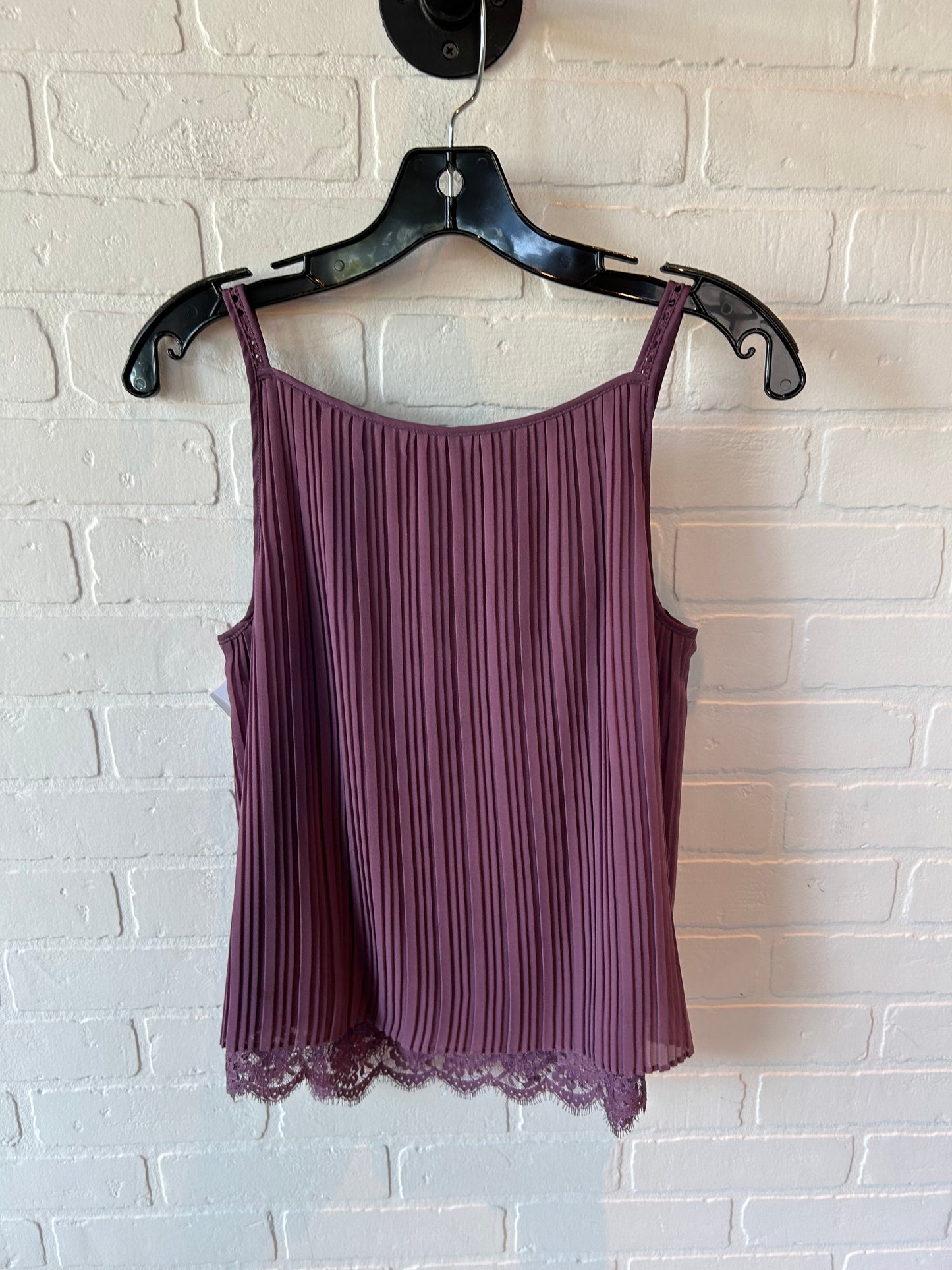 Top Sleeveless By White House Black Market In Purple, Size: Xxs