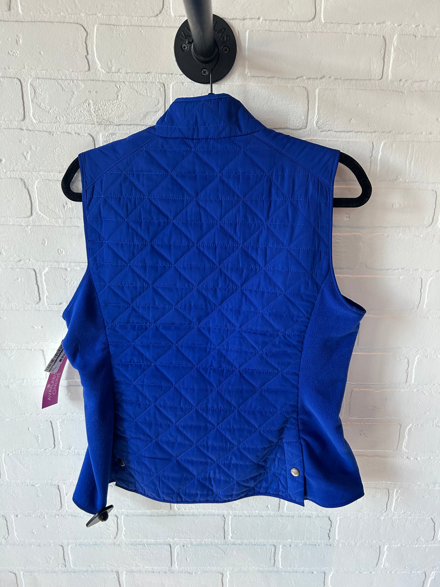 Vest Puffer & Quilted By Talbots In Blue, Size: Mp