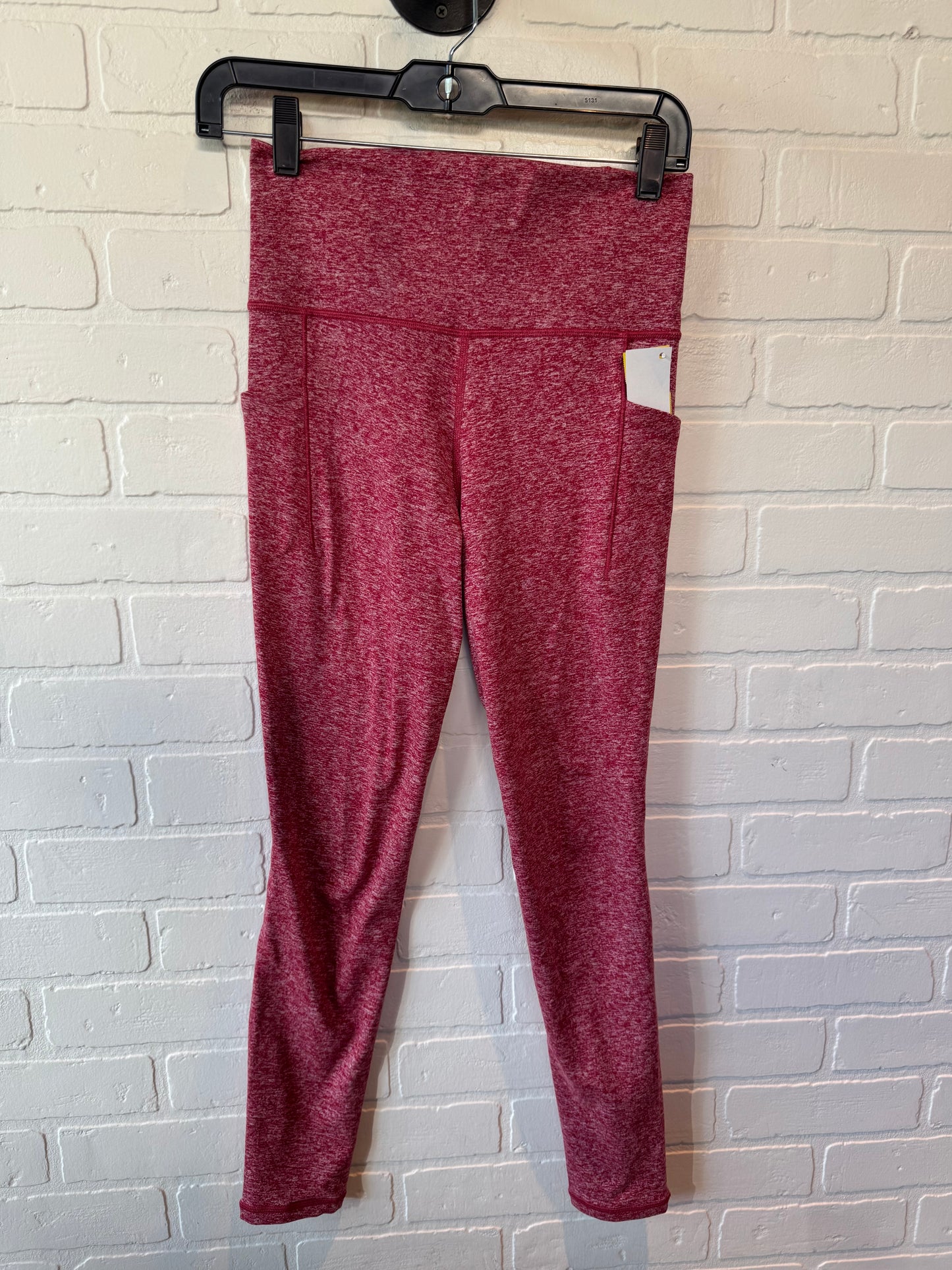 Athletic Leggings By Athleta In Red, Size: 0