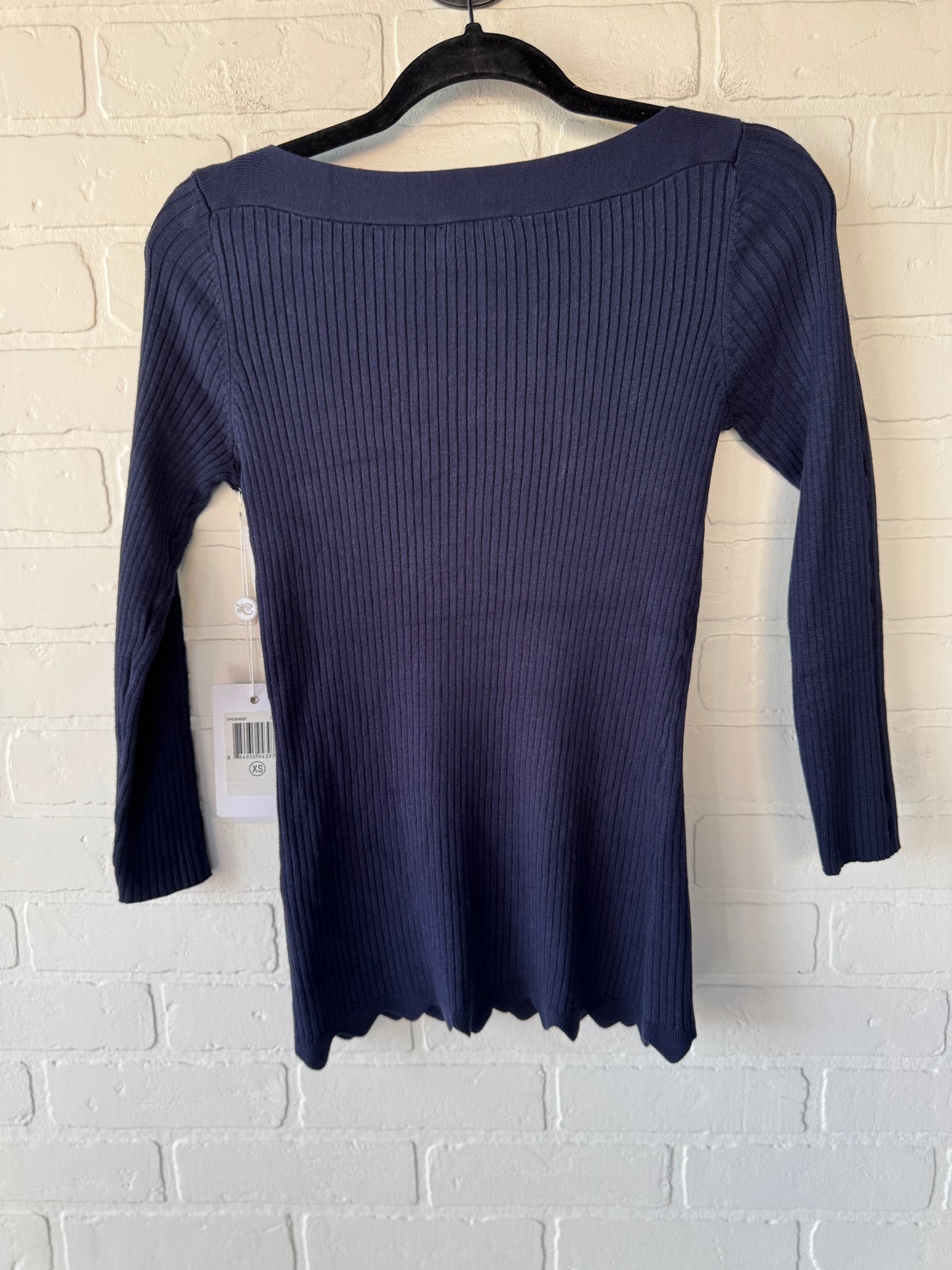 Sweater By Evolution In Blue, Size: Xs