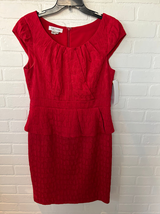 Dress Work By Kay Unger In Red, Size: M