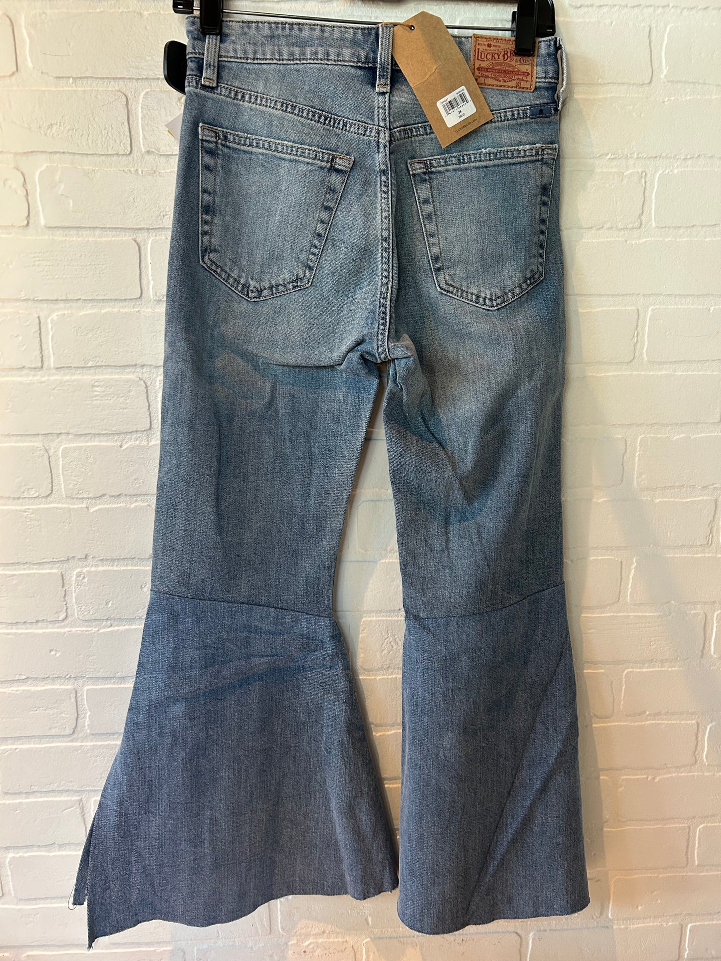 Jeans Flared By Lucky Brand In Blue Denim, Size: 0