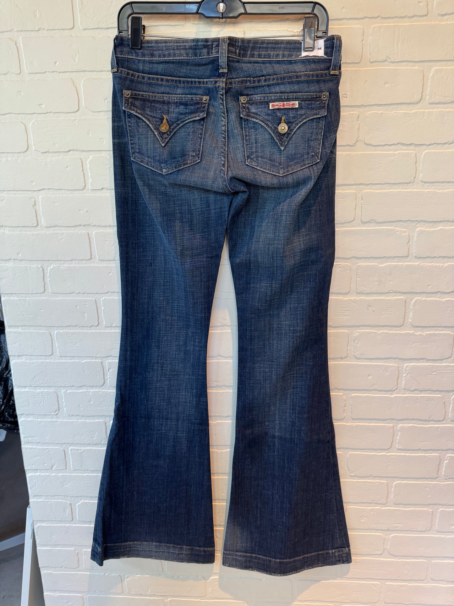 Jeans Flared By Hue In Blue Denim, Size: 2