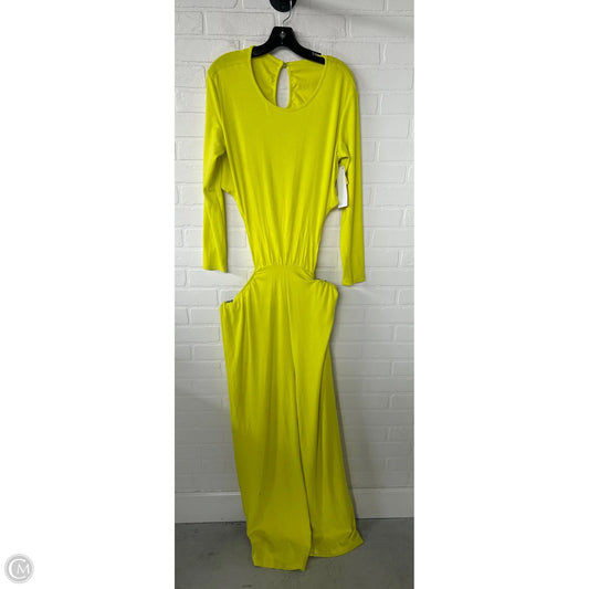 Jumpsuit By Clothes Mentor In Yellow, Size: L