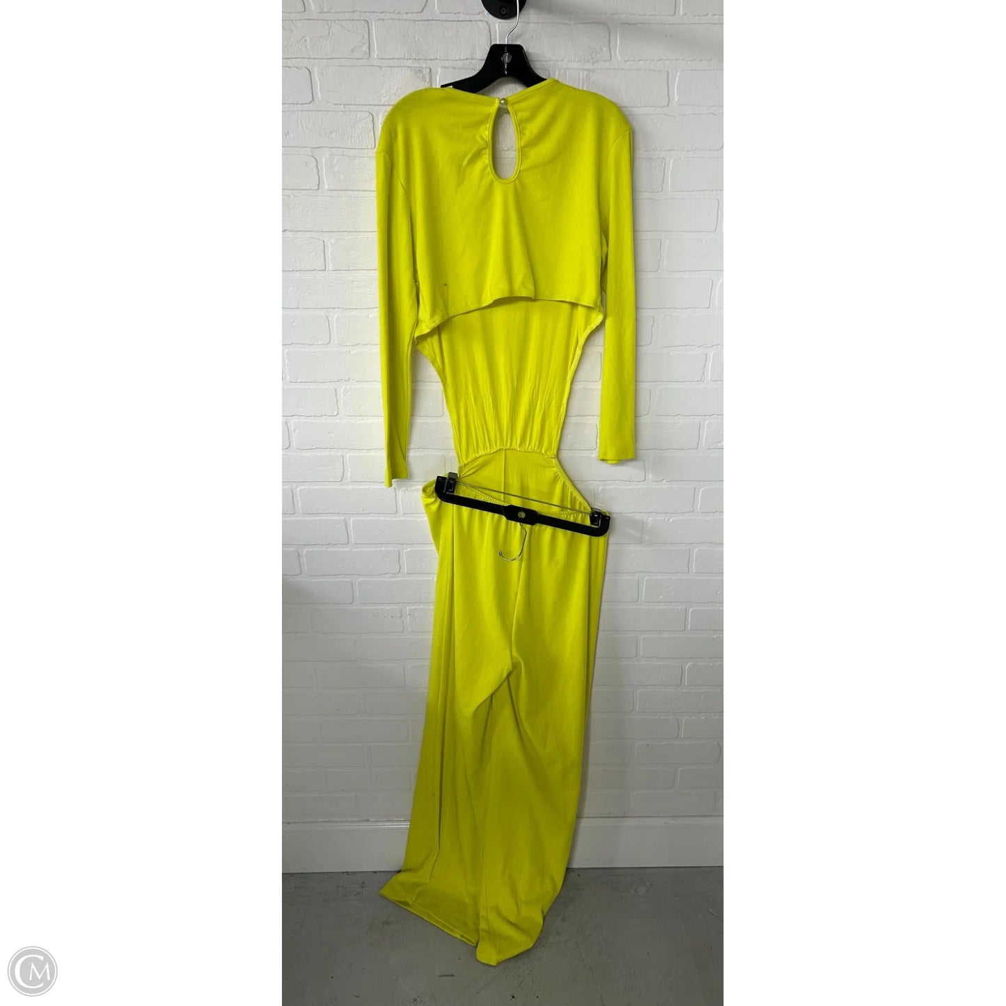 Jumpsuit By Clothes Mentor In Yellow, Size: L