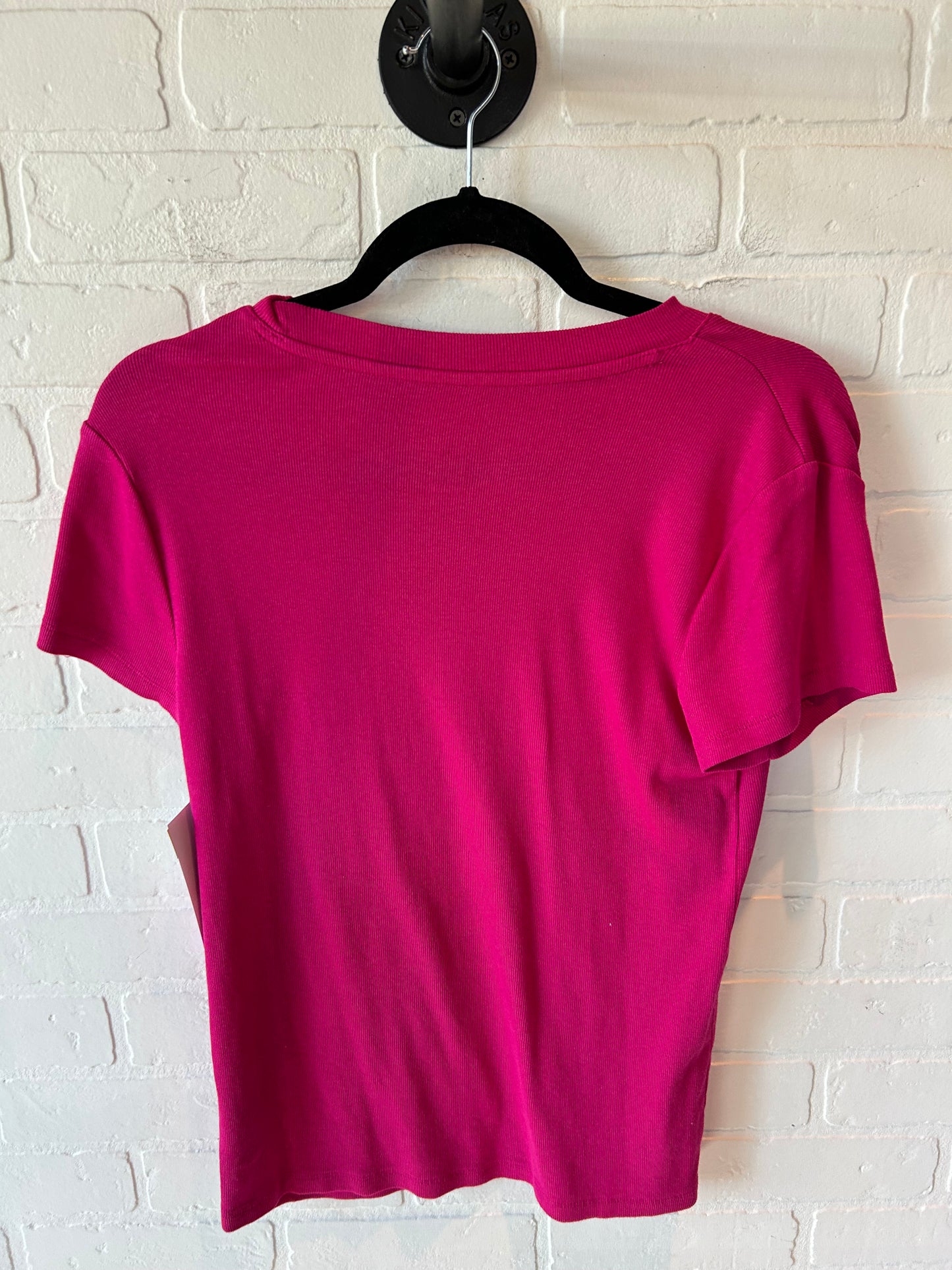 Top Short Sleeve Basic By A New Day In Pink, Size: L