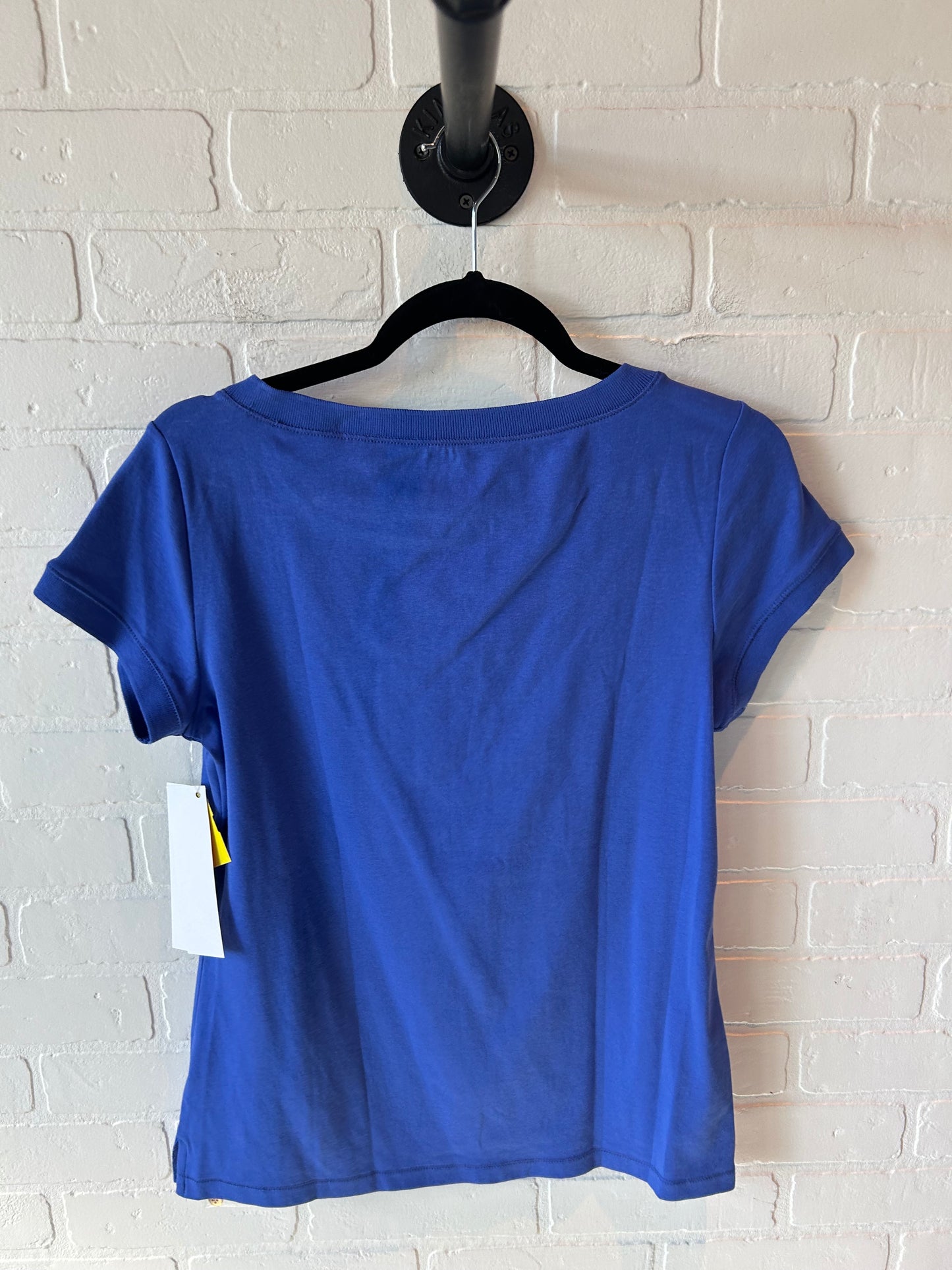 Top Short Sleeve By Talbots In Blue, Size: Mp