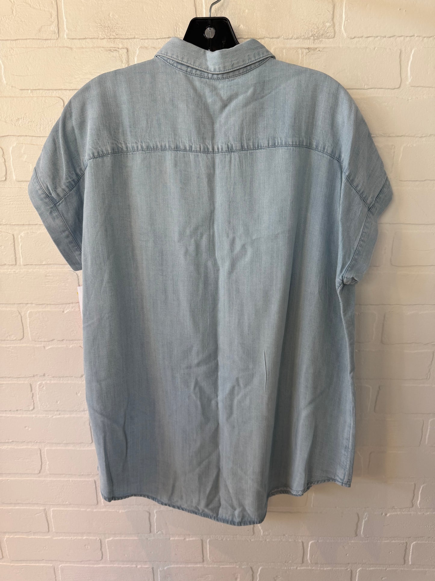 Top Short Sleeve By Soft Surroundings In Blue Denim, Size: M