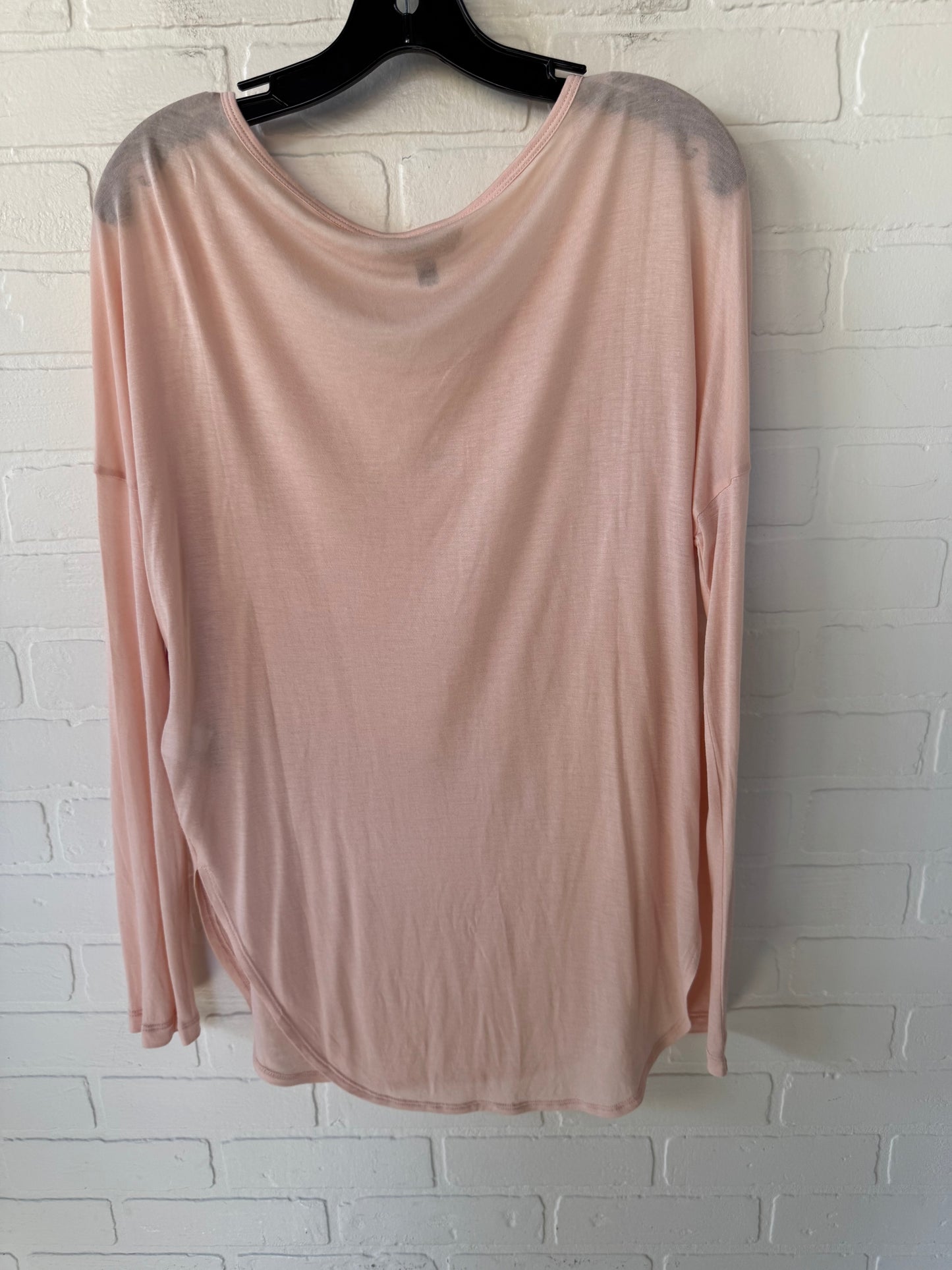 Top Long Sleeve Basic By Banana Republic In Pink, Size: S