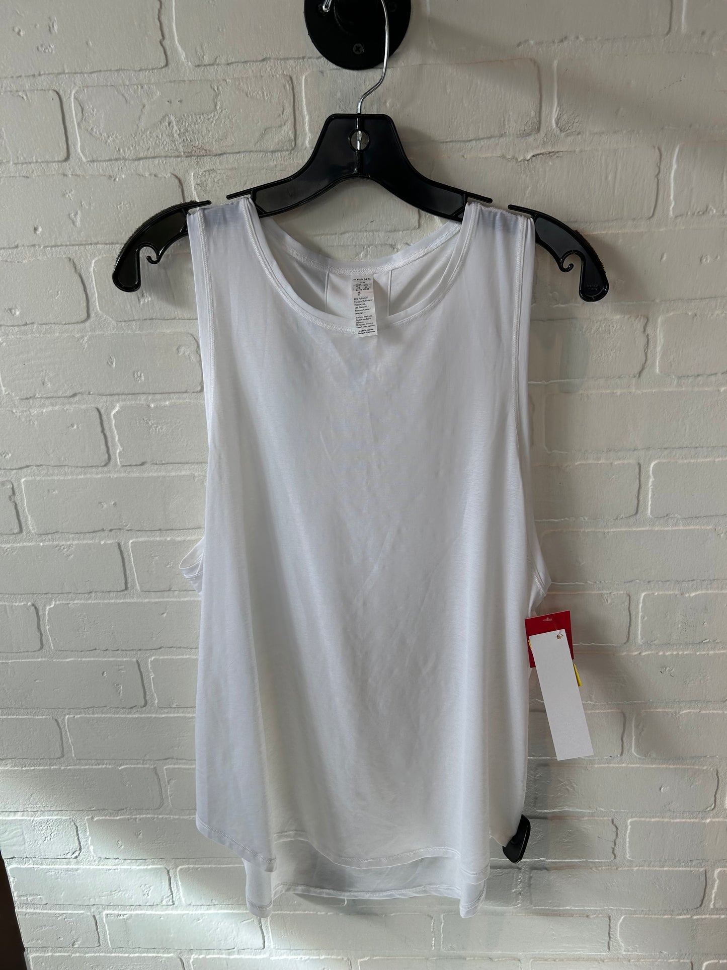 Athletic Tank Top By Spanx In White, Size: L