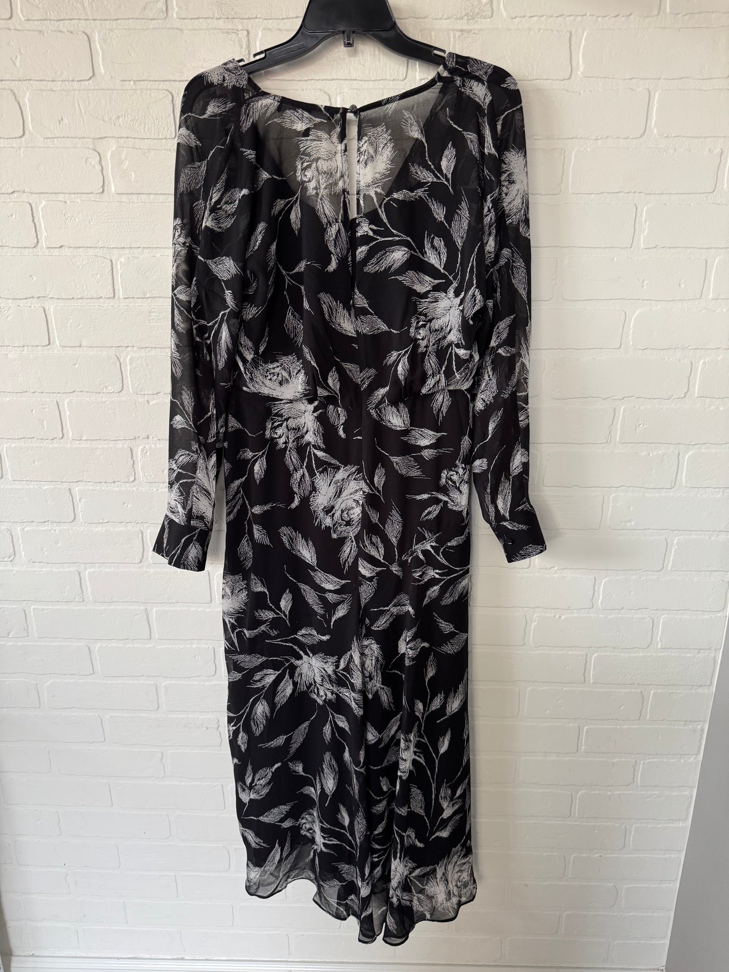 Dress Casual Maxi By White House Black Market In Black & White, Size: M