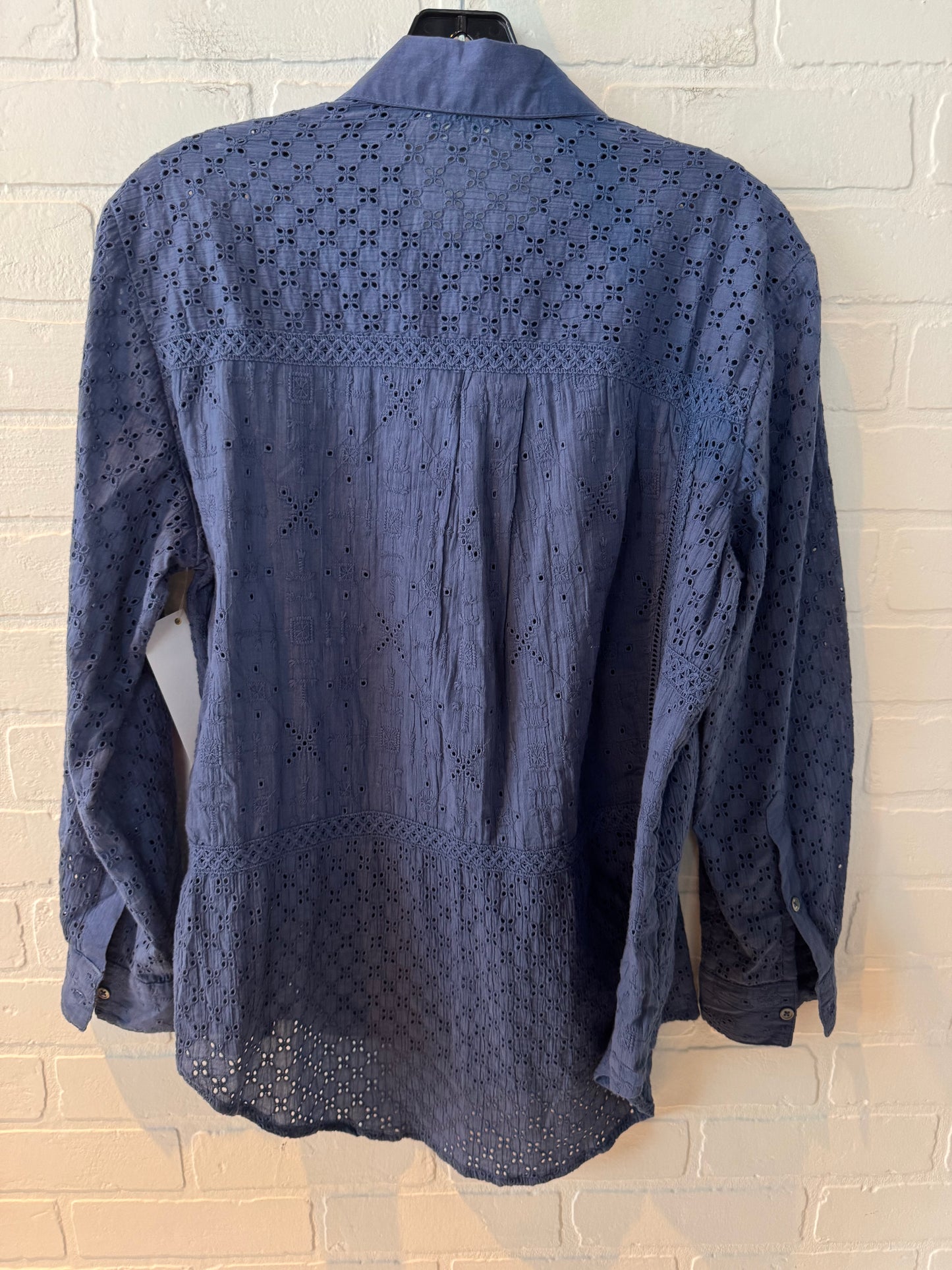 Top Long Sleeve By Sundance In Blue, Size: Xs