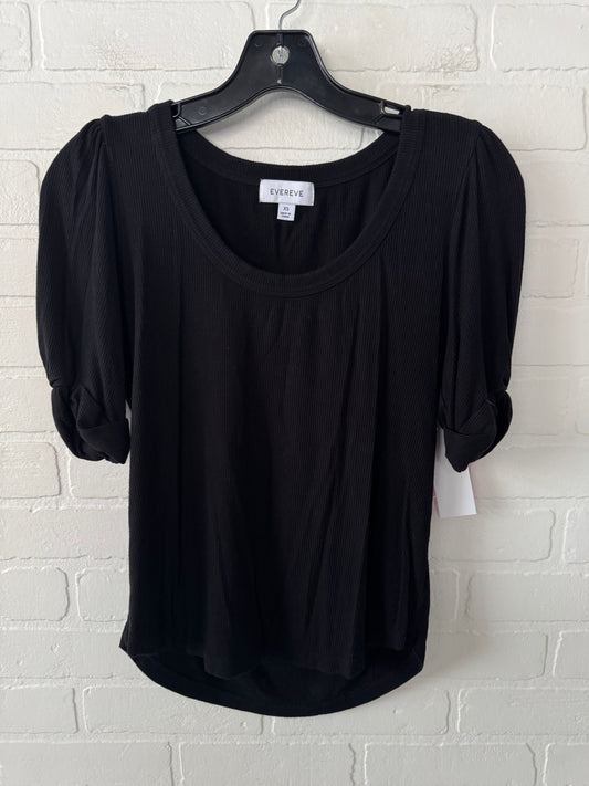 Top Short Sleeve By Evereve In Black, Size: Xs