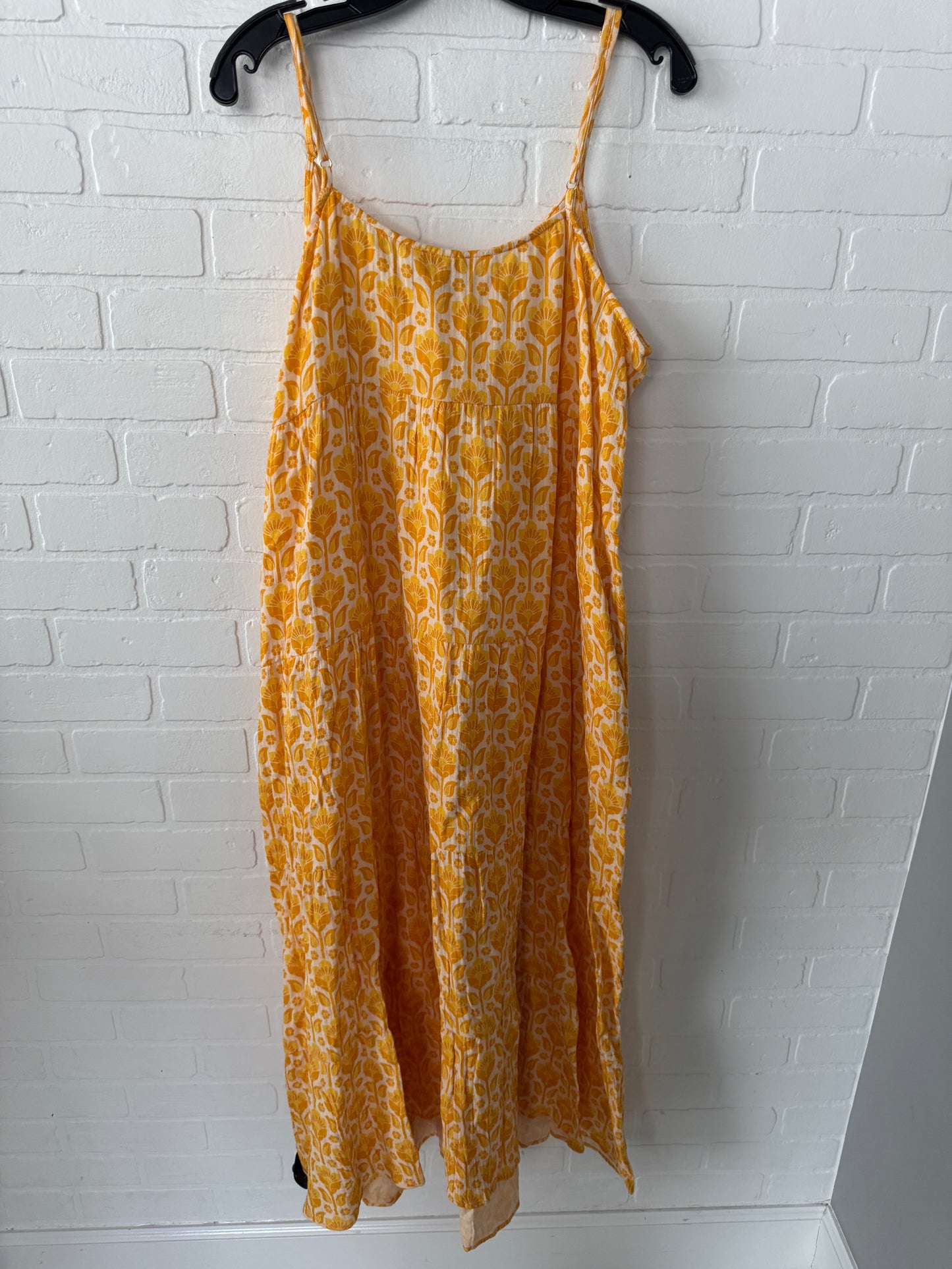 Dress Casual Maxi By Show Me Your Mumu In Yellow, Size: 1x