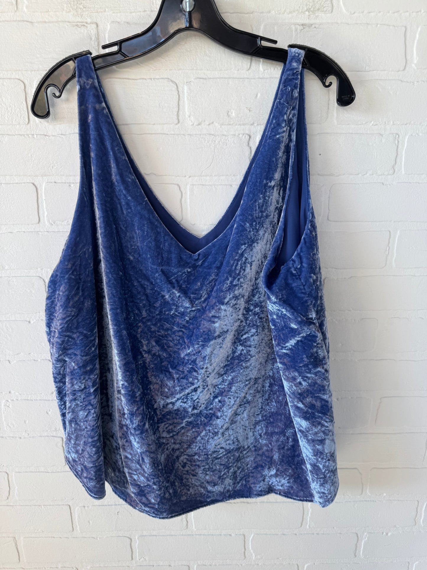 Top Sleeveless By Loft In Blue, Size: Xl