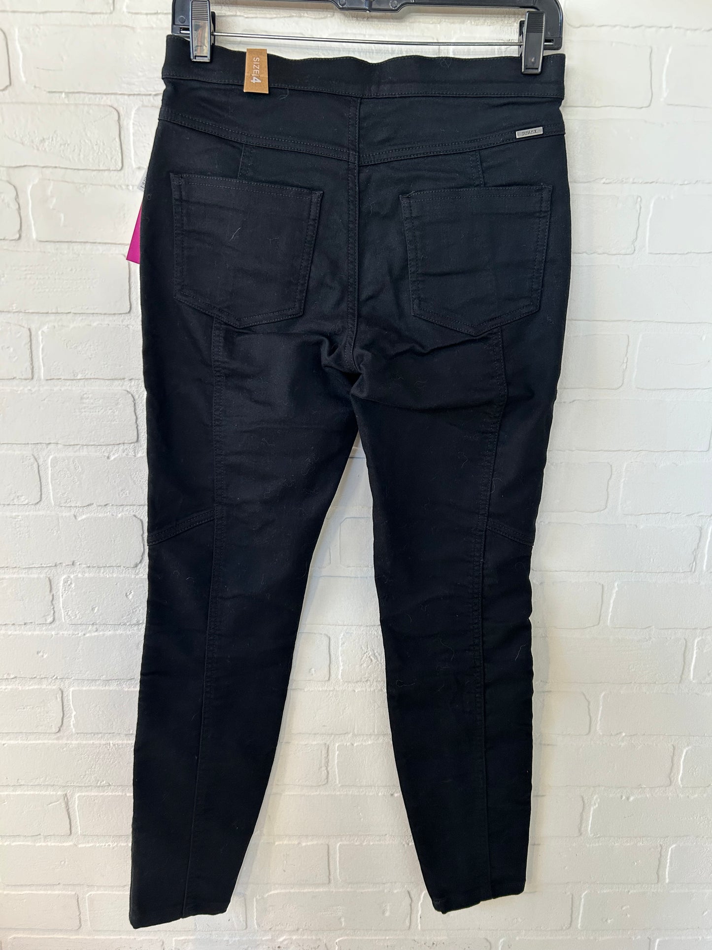 Jeans Jeggings By Prana In Black Denim, Size: 4