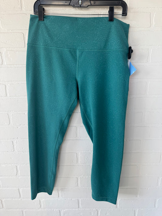 Athletic Leggings By Lululemon In Green, Size: 14