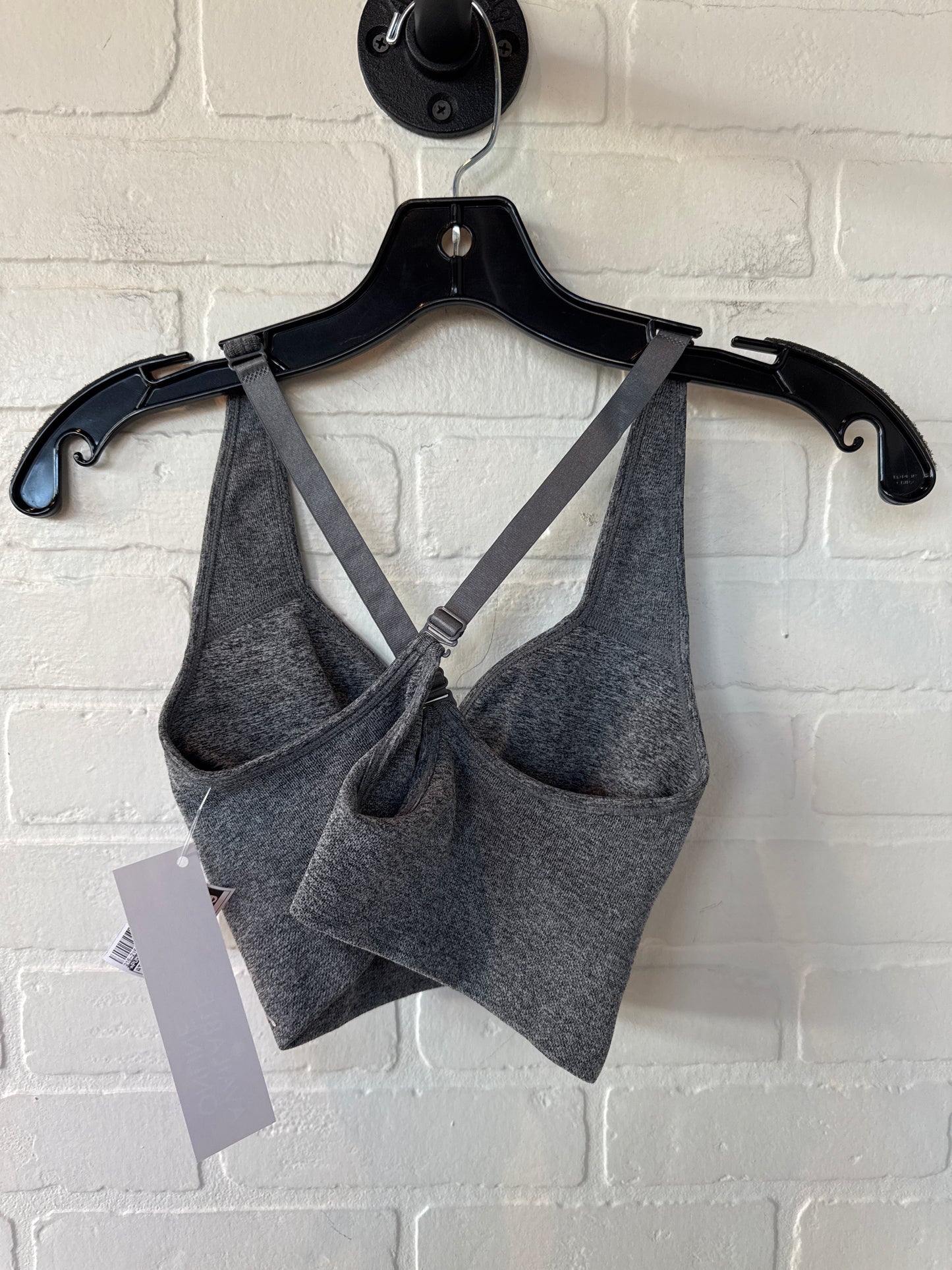 Athletic Bra By Puma In Grey, Size: M