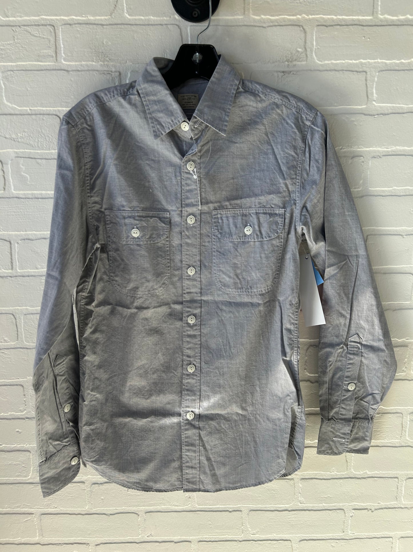 Top Long Sleeve By J. Crew In Grey, Size: Xs