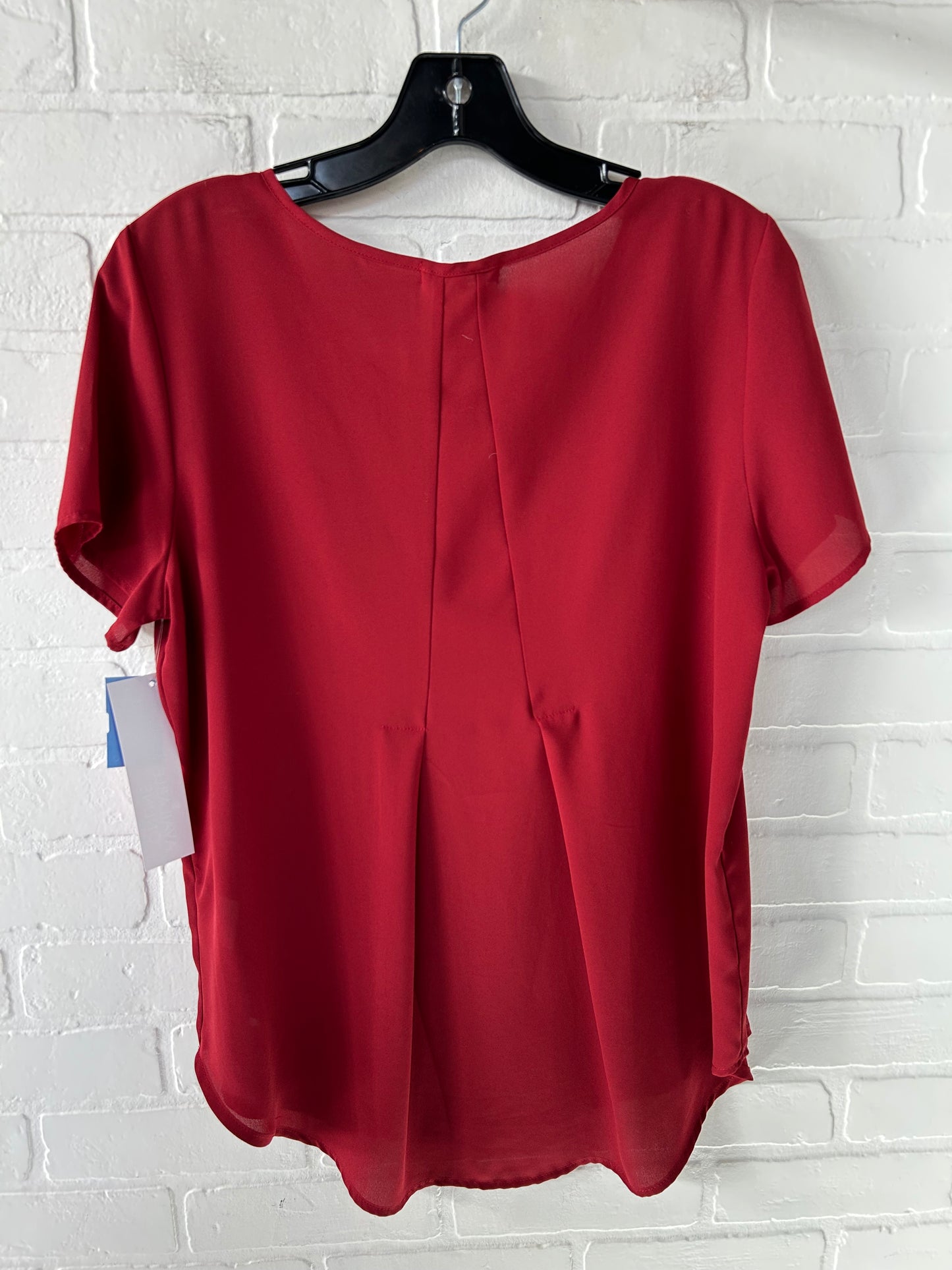 Top Short Sleeve By Pleione In Red, Size: S