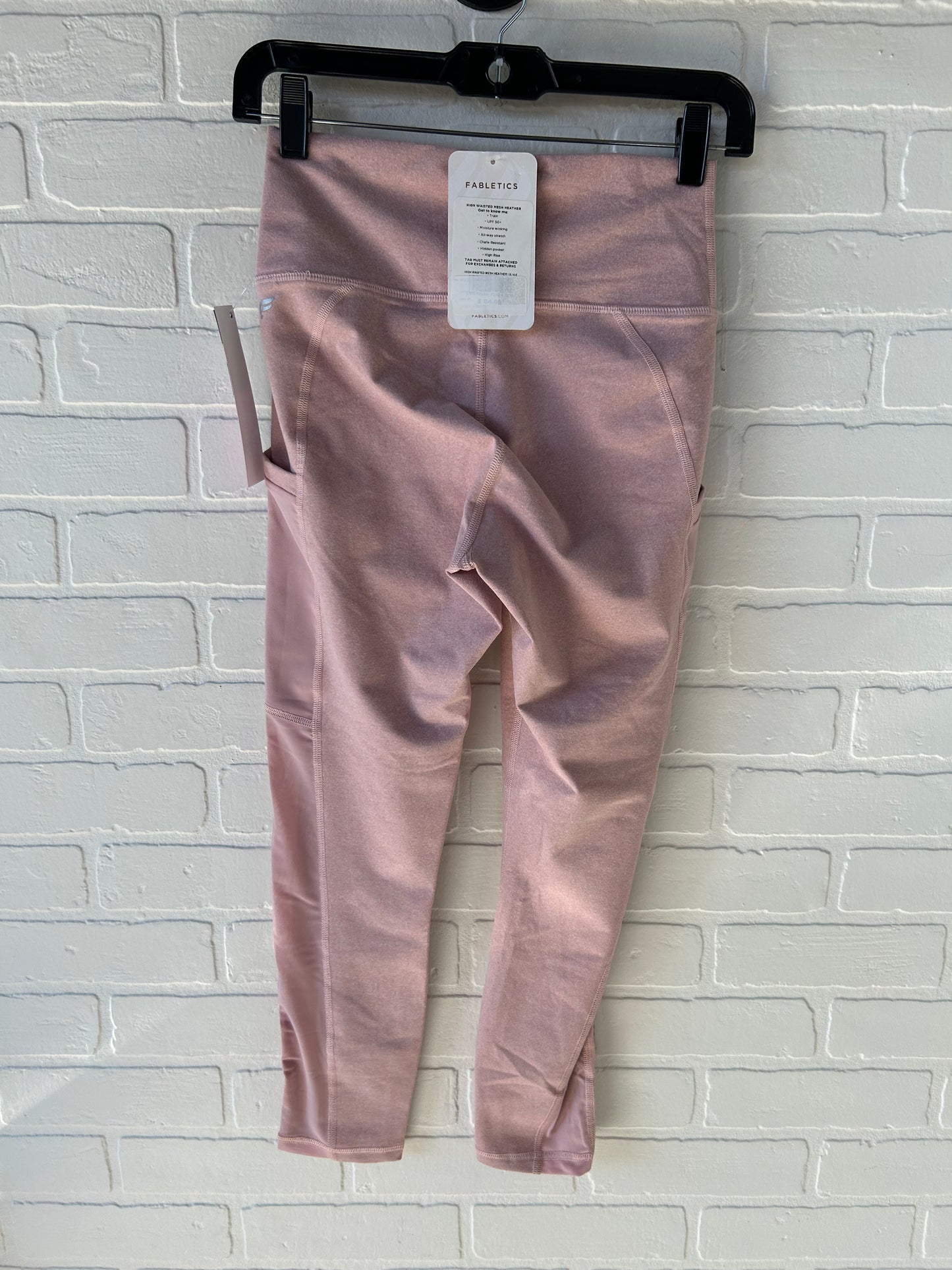 Athletic Leggings By Fabletics In Pink, Size: 4