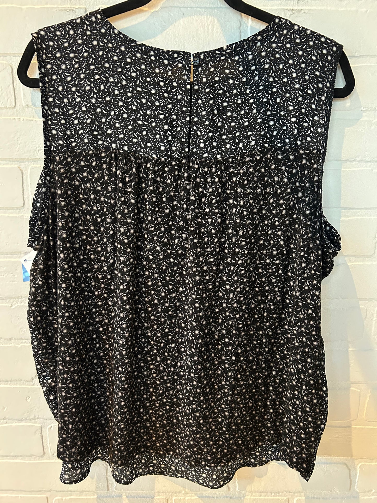 Top Sleeveless By Loft In Black, Size: Xl